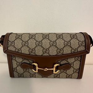 100% Authentic Gucci Horsebit 1955 Mini Bag